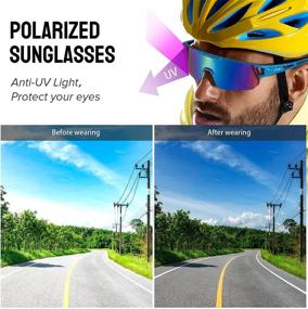 img 3 attached to SOMAN Polarized Sunglass Women Sports Cycling