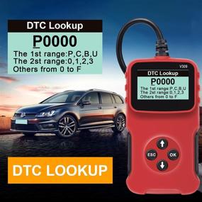 img 2 attached to 🚗 OBD2 Scanner Code Reader Car Diagnostic Scan Tool for All OBD II Protocol Cars Since 1996 Leekooluu LK11