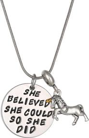 img 2 attached to Enchanting Unicorn Gifts: 🦄 Inspire Girls with Drawstring Jewelry