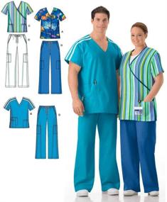 img 3 attached to 🧵 Simplicity Easy Sewing Patterns: Men and Women's Scrubs in Sizes XL-XXXL