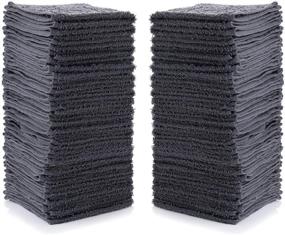 img 2 attached to 🌿 Simpli-Magic 12x12 Gray Washcloth Towels - 24 Count