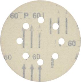 img 3 attached to 🔪 BOSCH SR5R060 60 Grit 5-Inch 8-Hole Hook-and-Loop Sanding Discs