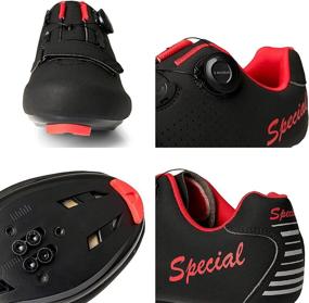 img 3 attached to Women's Cycling Shoes for Road Biking and Indoor Training - SPD and Delta Cleat Compatible, Women's Bicycle Shoes