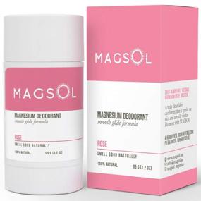 img 4 attached to 🌹 Rose Natural Deodorant with Magnesium - Aluminum & Baking Soda Free, Alcohol Free, Cruelty Free, Safe & Non Toxic - All Natural, Long-lasting - Ideal for Women, Men & Kids - 3.2 oz (Over 4 Months Duration)