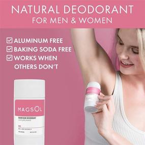 img 3 attached to 🌹 Rose Natural Deodorant with Magnesium - Aluminum & Baking Soda Free, Alcohol Free, Cruelty Free, Safe & Non Toxic - All Natural, Long-lasting - Ideal for Women, Men & Kids - 3.2 oz (Over 4 Months Duration)