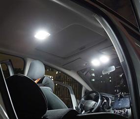 img 1 attached to 🚗 18-Piece Tundra Interior LED Lights Kit - Super Bright Map and Dome LED Bulbs - Perfect for 2007-2021 Toyota Tundra of all Cab Sizes