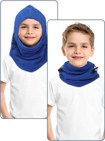 img 2 attached to 🧣 Pieces Windproof Children Balaclava Covering: Ultimate Cold Weather Accessories for Boys