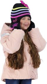 img 3 attached to 🧢 Warm and Stylish Nickelodeon Little Winter Hat, Kids Gloves, Toddlers Mittens, and JoJo Baby Beanie for Girls