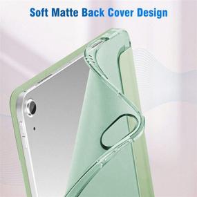 img 3 attached to 📱 DUNNO Case for iPad 4th Generation 2020, iPad Air 4 10.9 - Slim Smart Cover with Pencil Holder (Green)