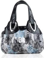 🌸 floral print medium handbag for ladies - panzexin top-handle handbags for women logo