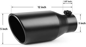 img 3 attached to KARCK Exhaust Muffler Tailpipe Stainless Replacement Parts and Exhaust & Emissions