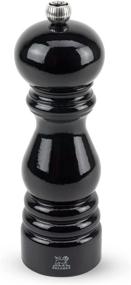 img 4 attached to Peugeot Paris Manual Pepper Mill: Adjustable Grinder, Beechwood in Gloss Black – 1870418