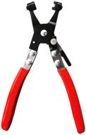 🔧 swivel flat band hose clamp pliers - professional tool for easy removal and installation of ring-type or flat-band clamps logo