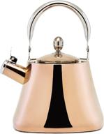 🍵 duracopper callisto tea kettle: premium 3.1 qt. / 3.0 l. old dutch elegance logo