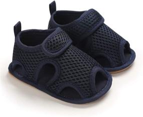 img 2 attached to 👟 Upgrade Your Toddler's Footwear with CAKOPEN Lightweight Breathable Anti Slip Sandals for Boys