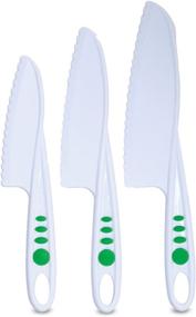 img 4 attached to 🔍 Optimized for SEO: 3-Piece Nylon Knife Set for Curious Chef Children