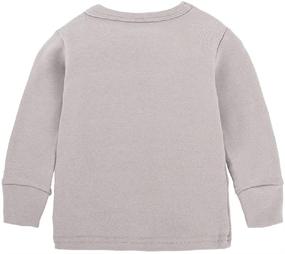 img 2 attached to 👶 HZYBABY Toddler Thermal Cotton Base Layer Set | Soft & Warm Baby Girls Boys Jammies