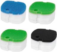 aquaneat canister filter pads - compatible replacements for sunsun hw-302 cf300 aquarium filter: sponge floss (16pcs) logo