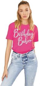 img 1 attached to 🎉 Adult Birthday Girl Shirt - Decorative Clothing for Girls