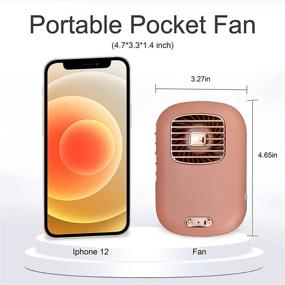 img 3 attached to 💦 Portable Neck Fan with Nano Mist Sprayer - Personal Cooling and Hydration, USB Mini Desk Fan for Sport, Office, Outdoor, Hiking, Camping, Travel - Rechargeable Battery Operated