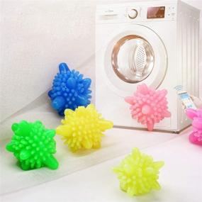 img 1 attached to Washing Machine Scrubbing Balls - 15 Pack for Tangle-Free Laundry, Washer Balls for Enhanced Washing