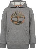 👕 timberland signature heather x large boys' clothing fashion hoodies & sweatshirts - sleeve логотип