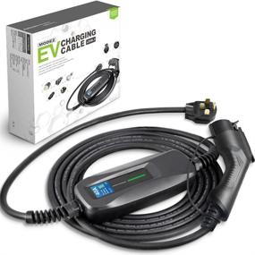 img 4 attached to ⚡️ Morec 40Amp EV Charger: Portable Level 2 NEMA14-50 220V-240V EV Charging Cable - Faster Charging Station for All EV Cars | 26ft Cable Length