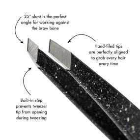 img 1 attached to Review: Tweezerman Special Edition 40th Anniversary Slant Tweezer - A Must-Have Beauty Tool