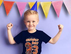 img 3 attached to 👕 Boys' Patrol Birthday Sleeve Baseball Clothing: Tops, Tees & Shirts