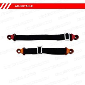 img 2 attached to Kungfu Graphics Rear Adjustable Rescue Strap Tugger Pull Strap Rope For Yamaha Kawasaki Suzuki Dirtbikes Motocross Enduro Supercross Universal