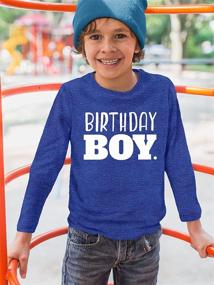 img 1 attached to 👶 Charcoal Birthday Toddler Outfit - Boys' Clothing in Tops, Tees & Shirts - in Months