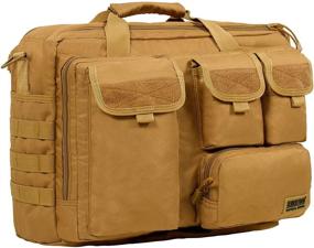 img 3 attached to 🎒 Seibertron Pro-Multifunction Shoulder Messenger Bag: Ideal for 17.3" Laptops in Khaki