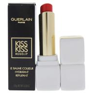 🍑 guerlain kisskiss roselip hydrating lip balm in r346 peach party - 0.09 ounce logo