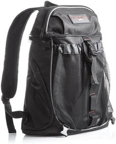 img 3 attached to 🏍️ Badass Moto Cool Motorcycle Helmet Laptop Backpack: The Ultimate Travel Companion for Men & Women - Airline Approved, Gym, College & School Bag with Removable Full Face Helmet Net