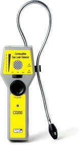 img 4 attached to UEi CD200 Handheld Combustible Gas Leak Detector: Pro, Methane, LPG Sniffer with Visual/Audible Alarms and Gooseneck - Includes Carrying Case