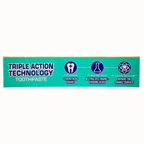 img 2 attached to 🦷 Зубная паста ARM & HAMMER Bright & Strong Truly Radiant Toothpaste, Crisp Mint 4.3 унций (набор из 4 шт.): Превосходное отбеливание зубов и укрепление для долговременного устного здоровья.