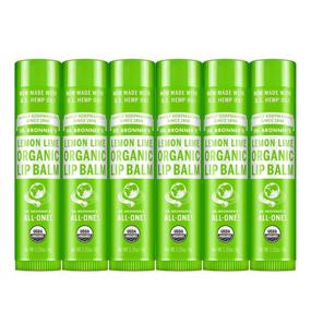 img 4 attached to 🍋 Dr. Bronner's Organic Lip Balm (Lemon Lime) - 6-Pack: Long-lasting Moisture for Beautiful Lips