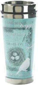 img 1 attached to ☕️ Stay Refreshed on the Go with Teal His Eye is on the Sparrow 16 Oz. Insulated Travel Mug