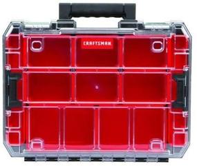 img 2 attached to 🔧 CRAFTSMAN VERSASTACK 10-Compartment Organizer for Small Parts with Plastic System