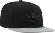 🧢 adidas men's trefoil chain flatbrim snapback cap: iconic style with a modern twist логотип