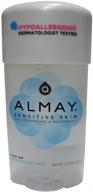 🌸 almay fragrance-free clear gel anti-perspirant & deodorant, 2.25 oz - (pack of 5) for long-lasting odor protection logo