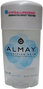 img 1 attached to 🌸 Almay Fragrance-Free Clear Gel Anti-Perspirant & Deodorant, 2.25 oz - (Pack of 5) for Long-lasting Odor Protection