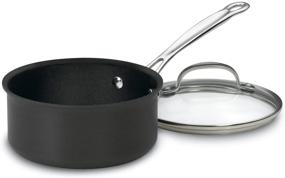 img 2 attached to 🍳 Набор посуды Cuisinart Classic Nonstick Hard-Anodized из 10 предметов - выбор шеф-повара.