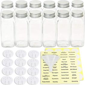 img 2 attached to Essential Storage Solution: Simple Houseware 12-Pack Square Bottles