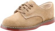 footmates lace up custom fit non marking outsoles boys' shoes : oxfords logo