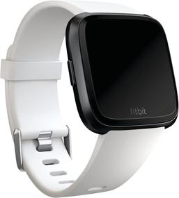 img 1 attached to Fitbit Versa Classic Accessory White Wellness & Relaxation