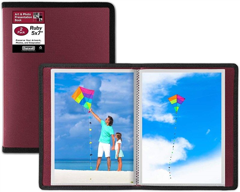 dunwell 5x7 small photo album (ruby 로고
