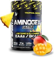 🥭 порошок vmi sports aminogex ultra bcaa с бетаином и глутамином - тропический манго, 30 порций логотип