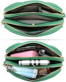 img 3 attached to MAXWISE Crossbody Quilted Crossbody Shoulder Women's Handbags & Wallets in Shoulder Bags