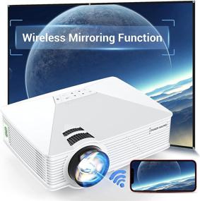 img 4 attached to PONER SAUND PS15 Mini WiFi Projector: High Lumens, Native 720P, Full HD, HiFi Stereo Speaker, Keystone Correction